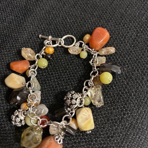 Silpada Orange and Yellow Charm Bracelet - Picture 2 of 6
